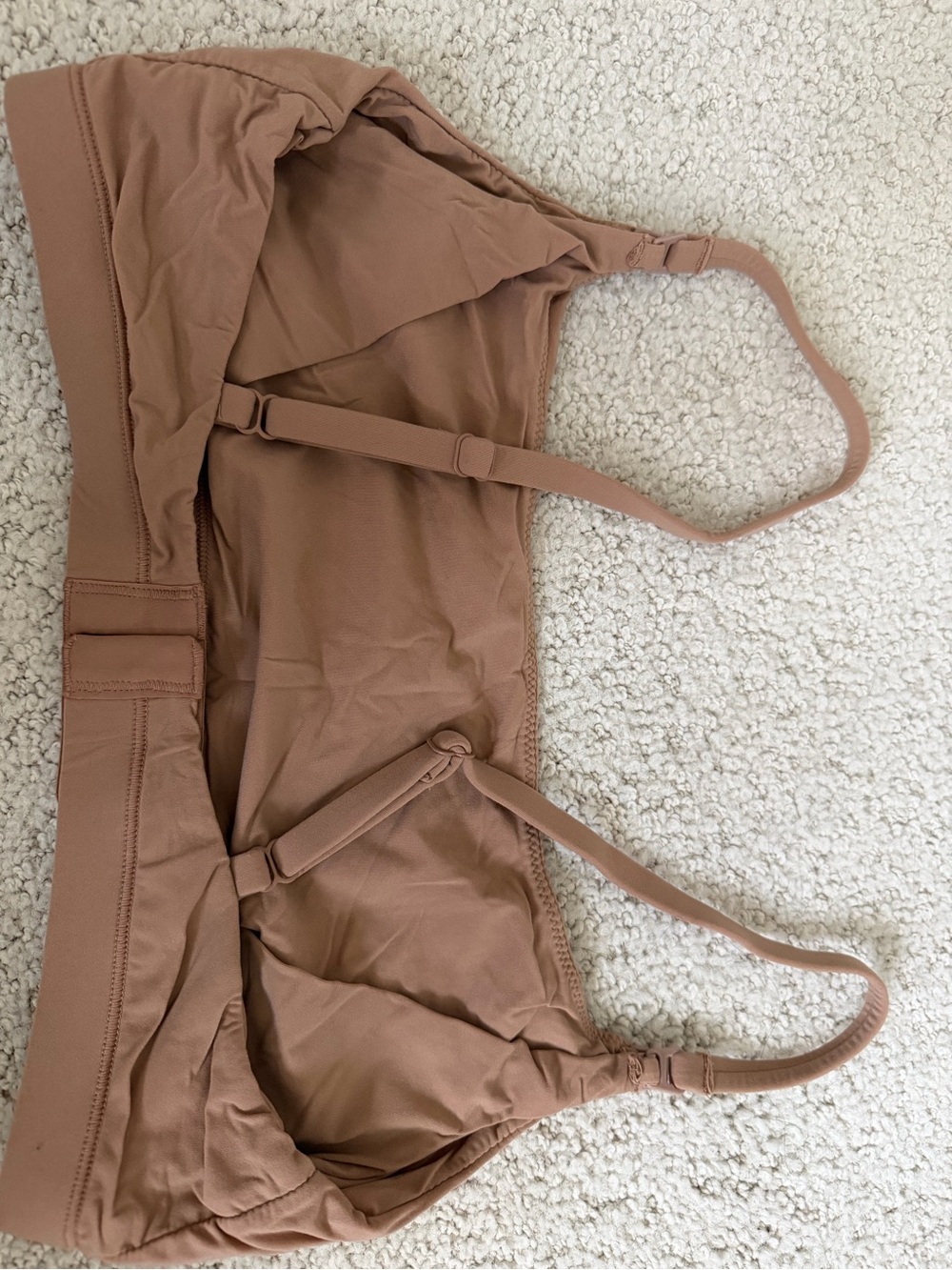 SKIMS Nursing Seamless Bralette - Color Sienna - Picture 8 of 11